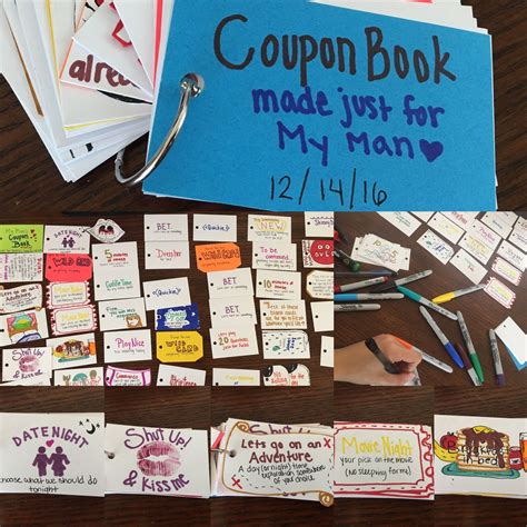 coupon book gift for boyfriend